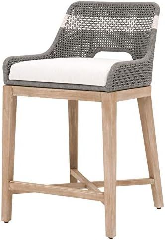 Star International Furniture Woven Tapestry 26" Fabric Counter Stool in Gray | Amazon (US)
