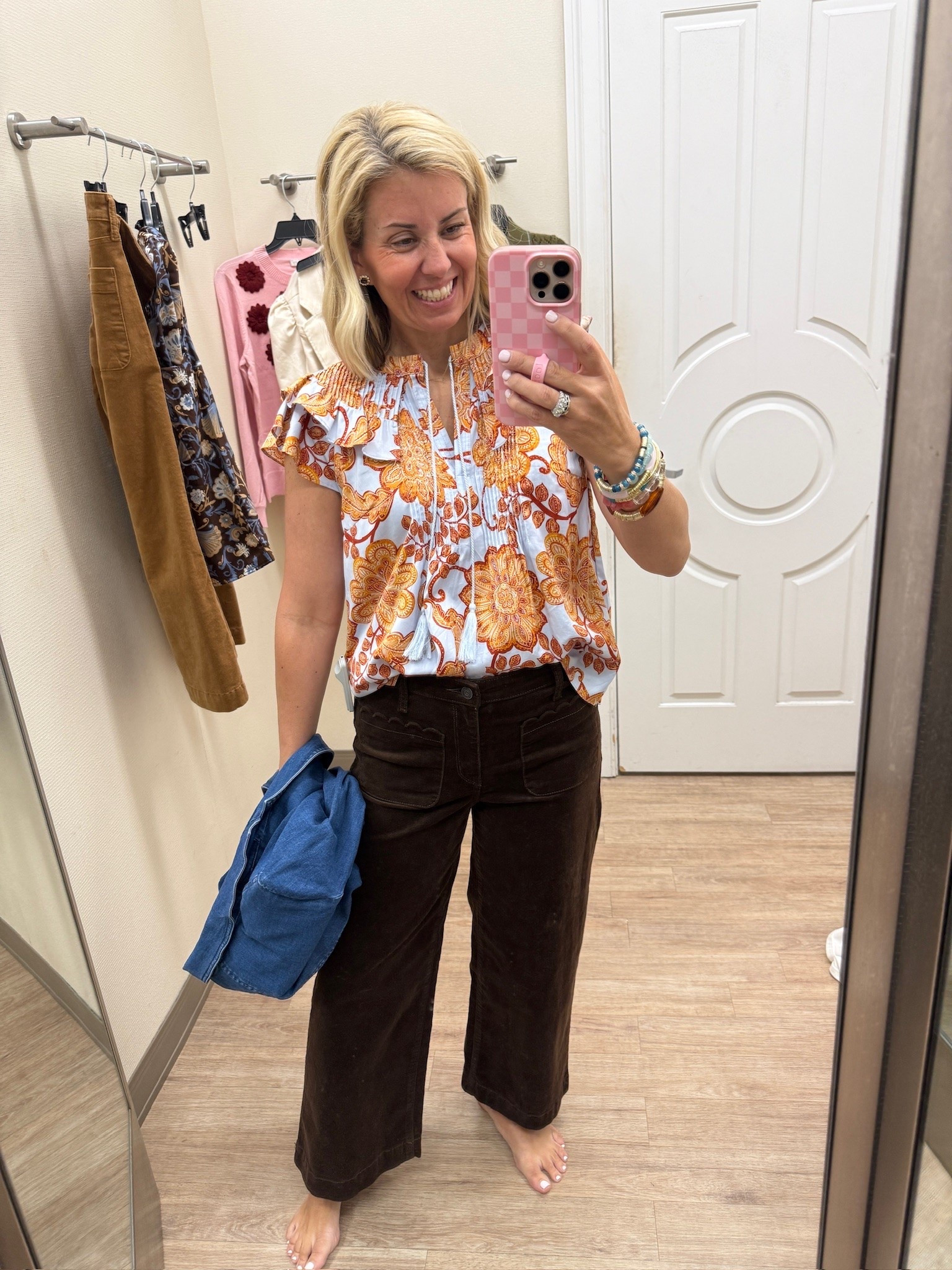 Truly can’t get over these wide leg pants. The quality is really good and I’ll be styling these all season long. 
Blazer & top - small
Pants - 4 regular length

#LTKSeasonal #LTKOver40 #LTKSaleAlert