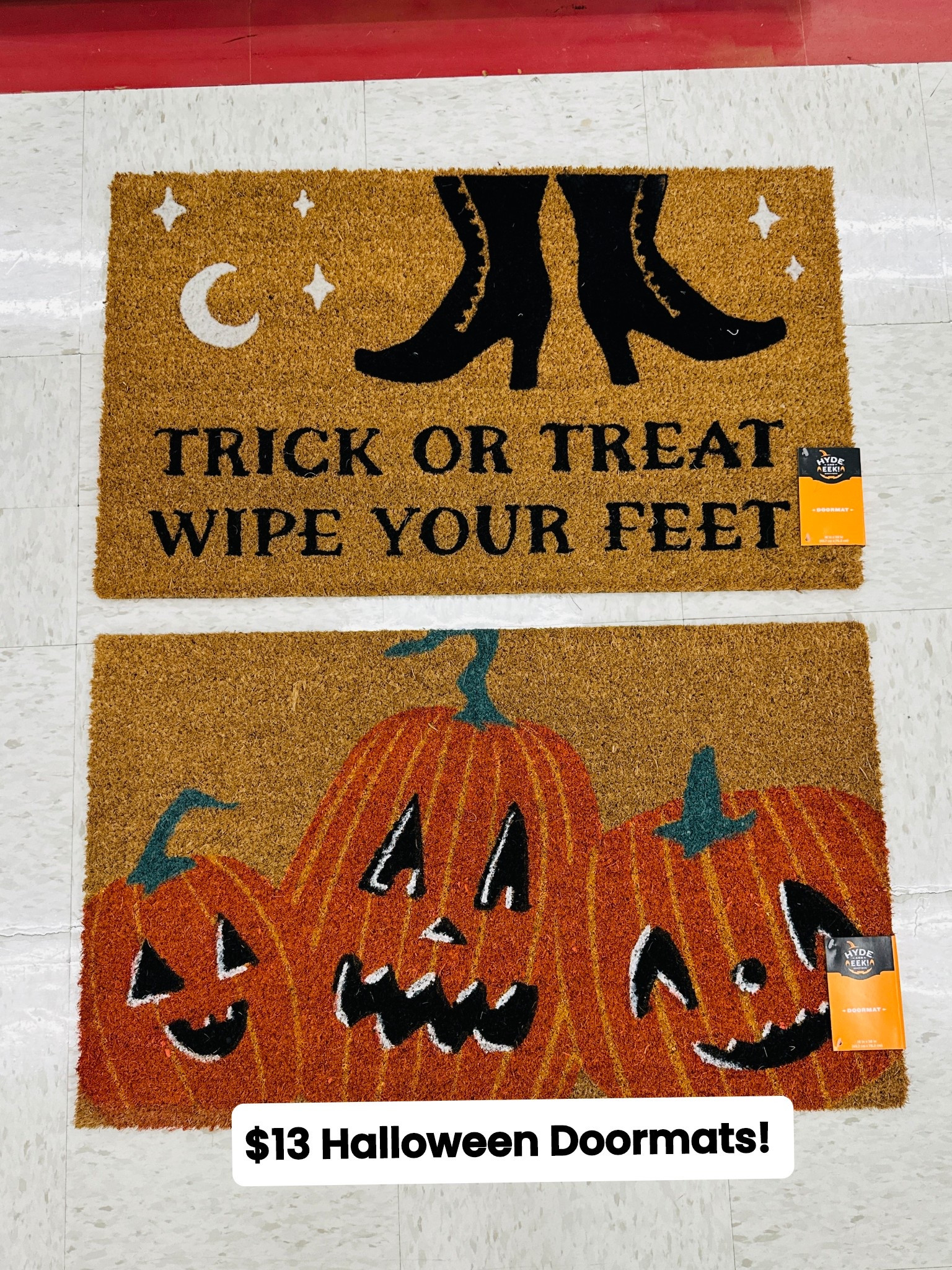 Target SPOOKY Door Mats for just $13! 🎃 👻 🎃

#halloweendecor #frontporch #spookyseason 

#LTKFallSale #LTKHome #LTKSeasonal