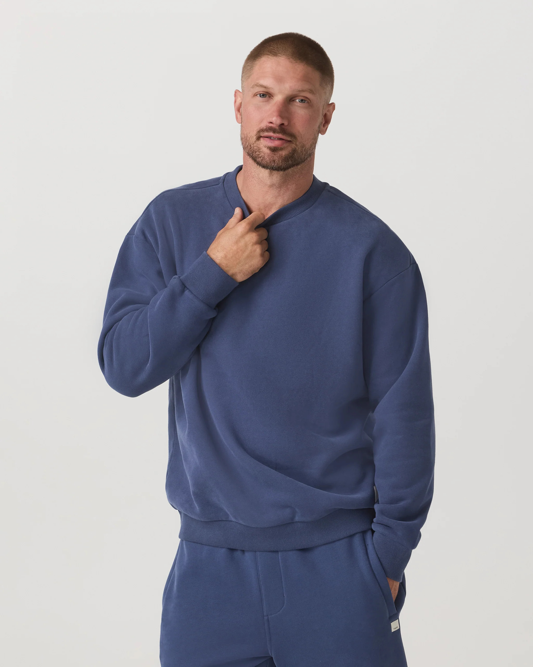 Restore Oversized Crew 2.0 | Women's Blue Haze Crewneck | Vuori | Vuori Clothing (US & Canada)