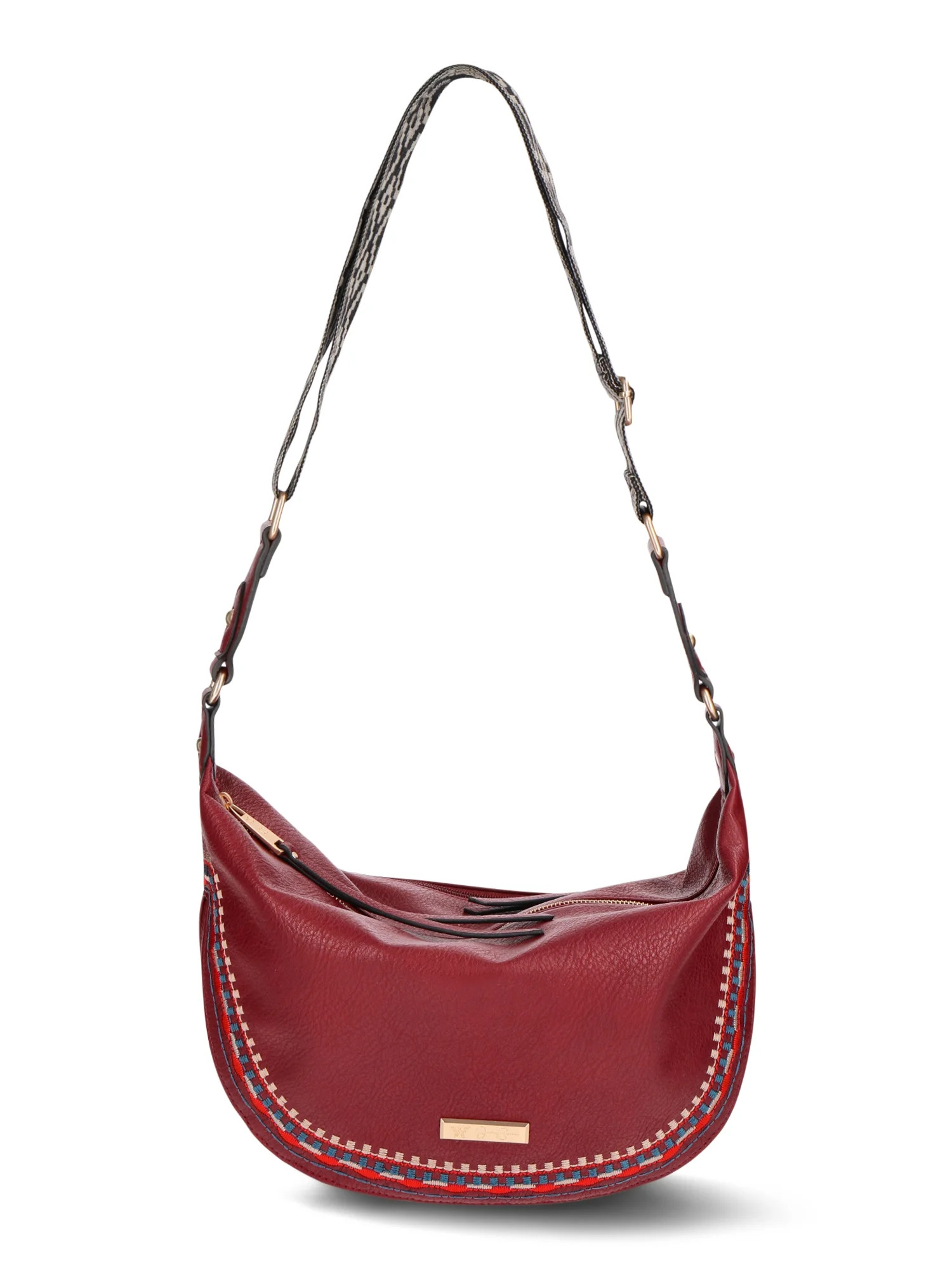 Jessica Simpson Women's Cassidy Crossbody Handbag, Cranberry | Walmart (US)