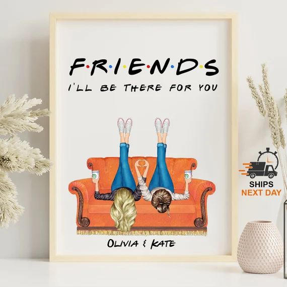 Customized Wall Art for Friends Personalized Prints Friend | Etsy | Etsy (US)