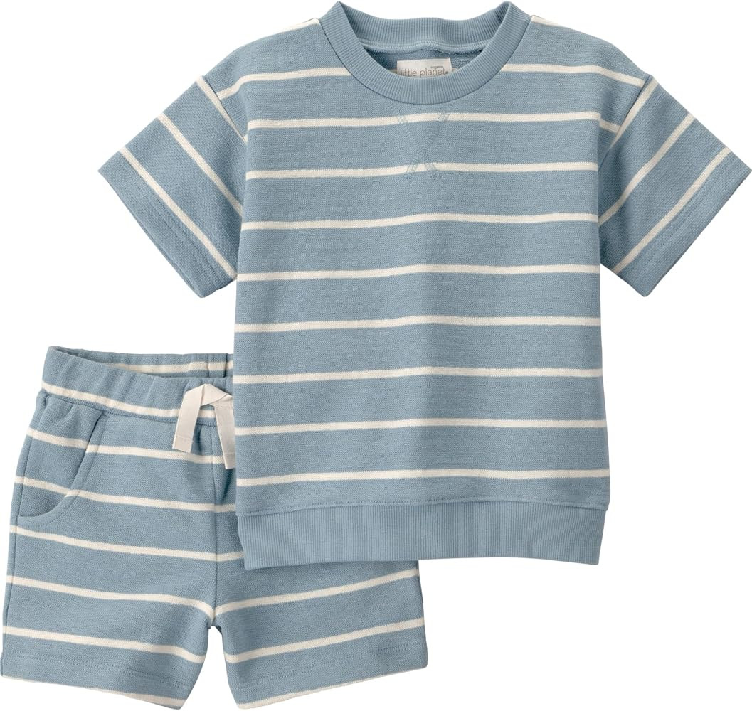 little planet by carter's Unisex Baby 2-piece Shorts Set Made With Organic Cotton | Amazon (US)