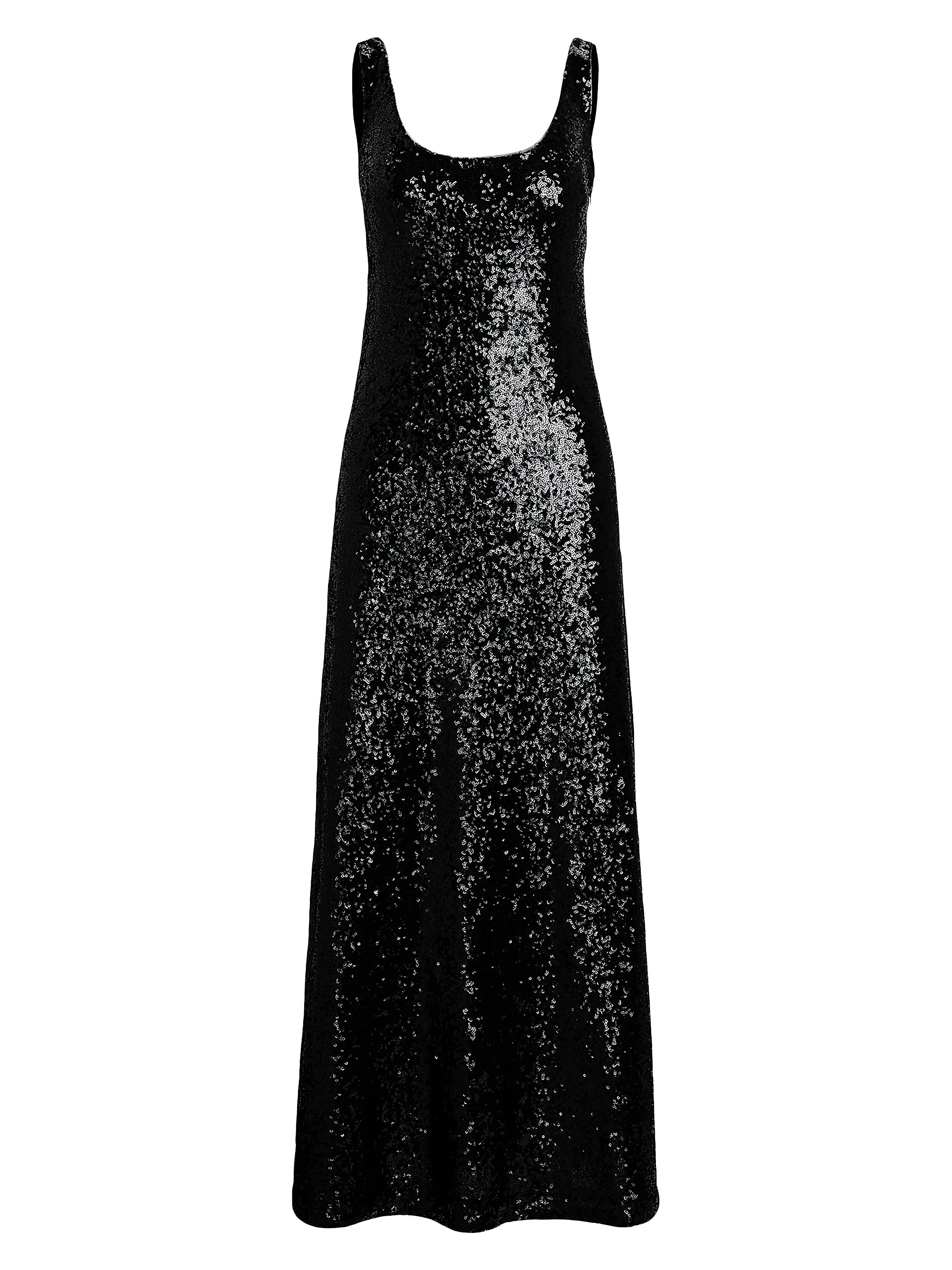 Sequined Scoopneck Maxi-Dress | Saks Fifth Avenue