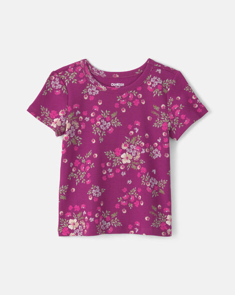 Toddler Girl Floral Top - Purple - OshKosh B'gosh | Carter's | Carter's Inc
