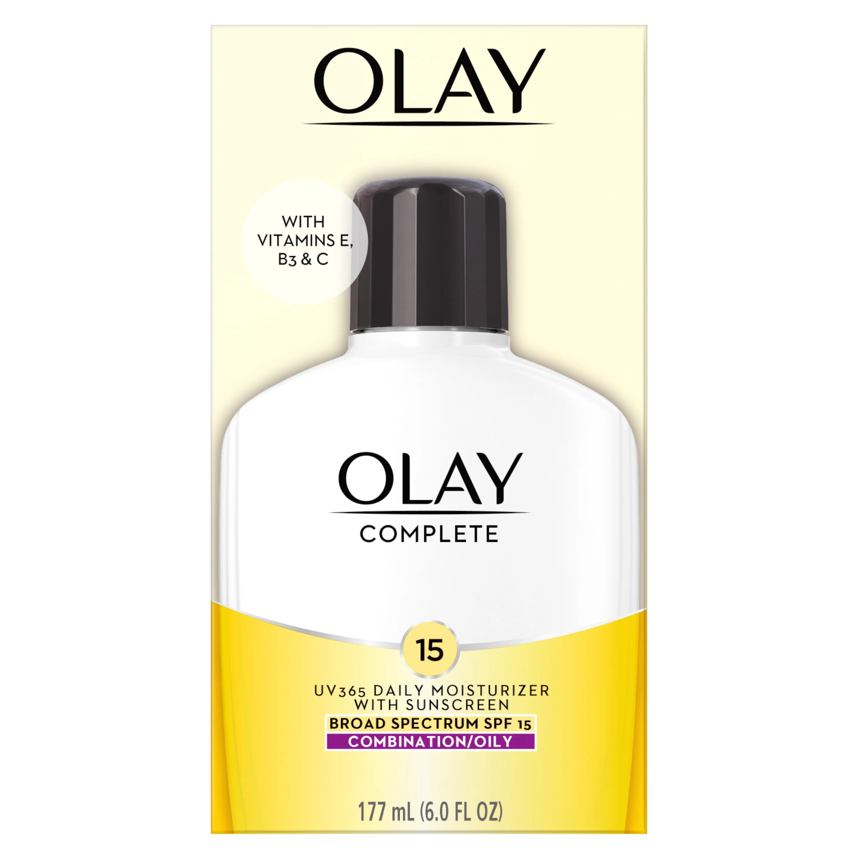 Olay Complete Daily Moisturizer for Oily Skin, SPF 15, 6 fl oz | Walmart (US)