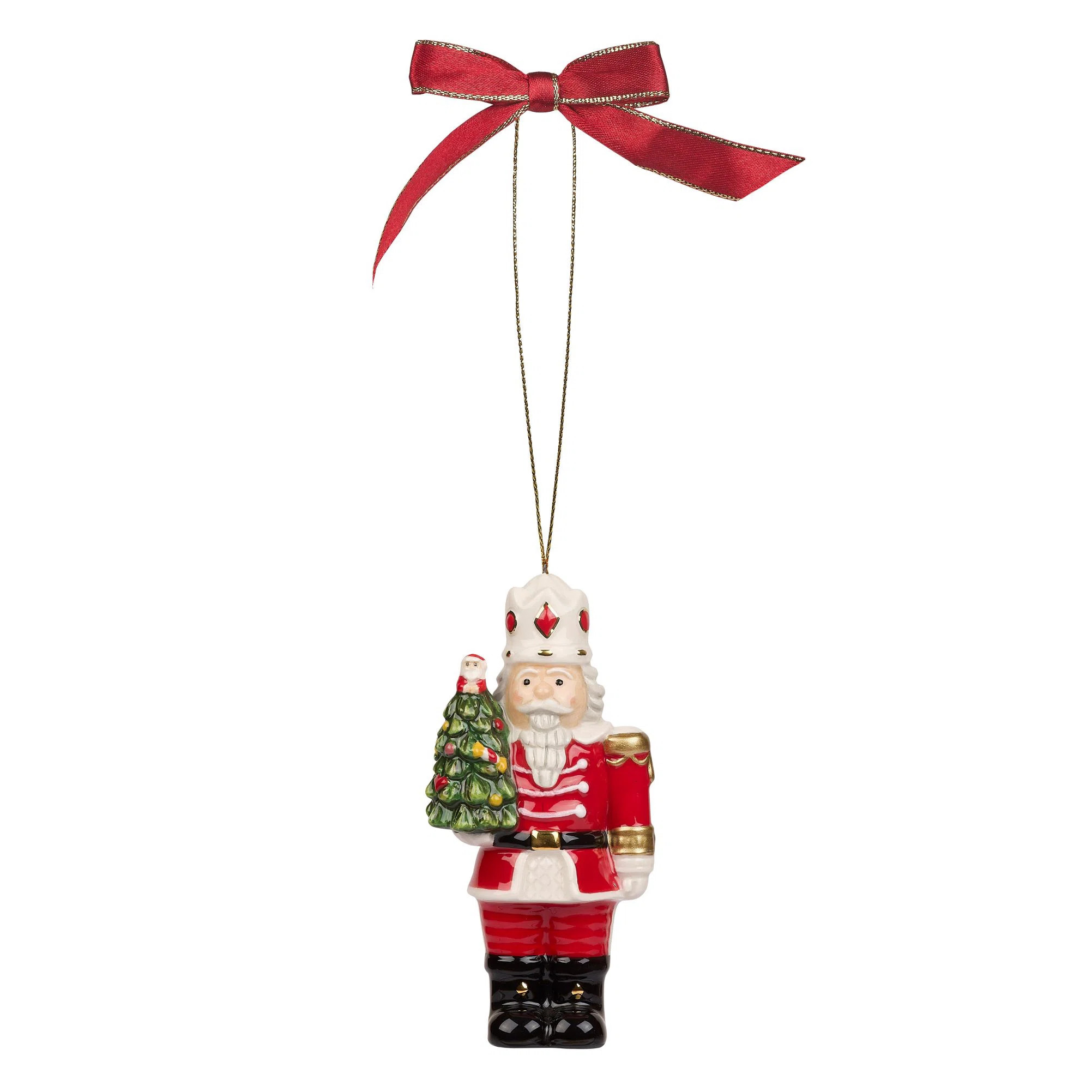 Spode Christmas Tree Nutcracker With Tree Ornament | Wayfair North America
