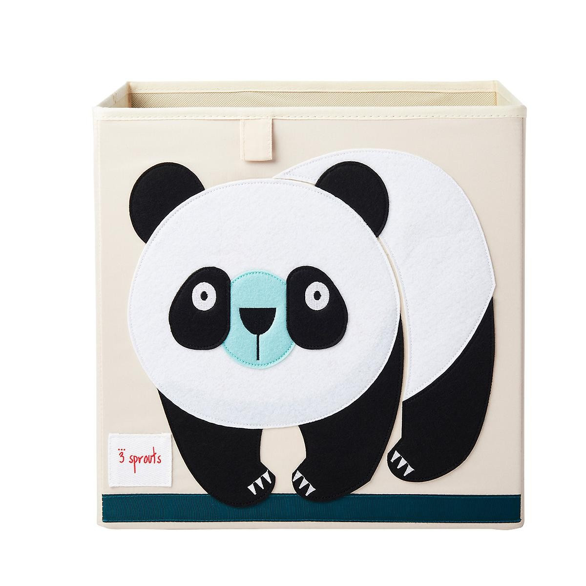 3 Sprouts Panda Toy Storage Cube | The Container Store