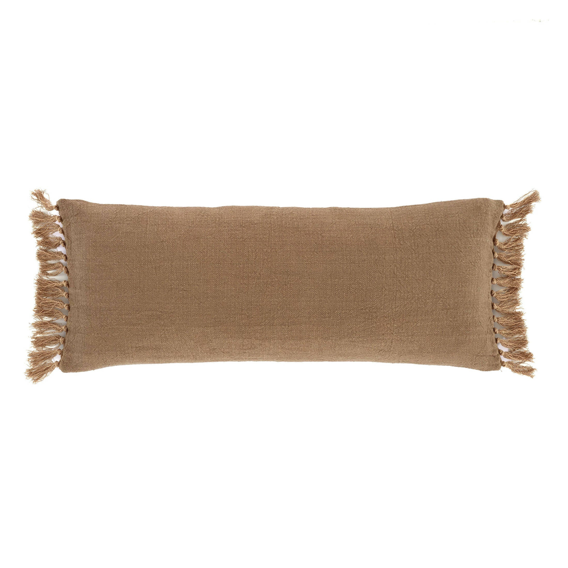 Evelyn Linen Parchment Decorative Pillow Cover - 16" x 40 | Annie Selke