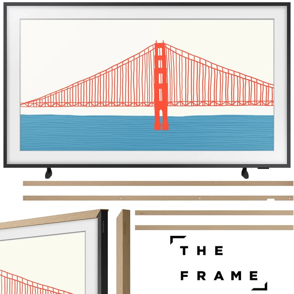 Samsung QN65LS03AAFXZA 65 Inch The Frame QLED 4K Smart TV 2021 Bundle with Samsung 2021 65 inch T... | Walmart (US)