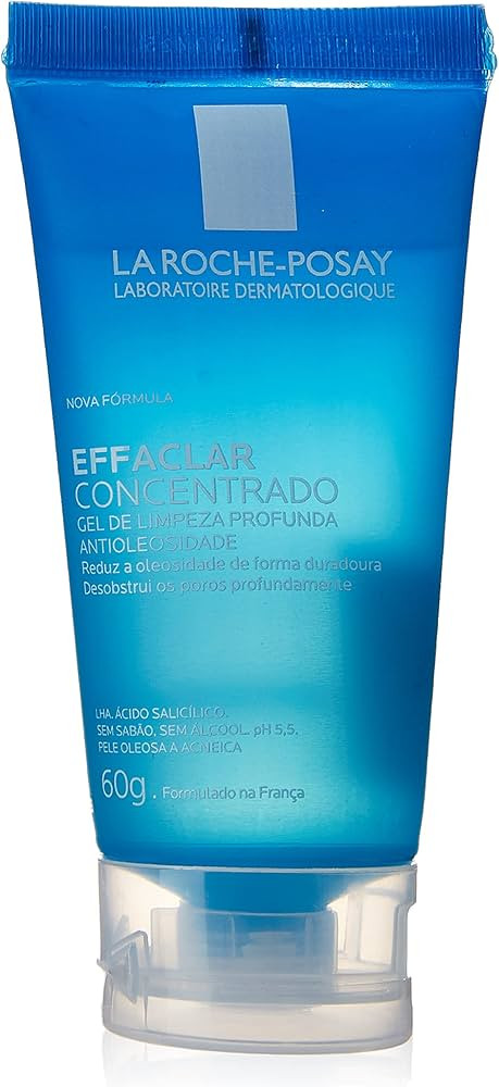 Gel de Limpeza Profunda Effaclar Concentrado, 60 G, La Roche-Posay, Transparente | Amazon (BR)