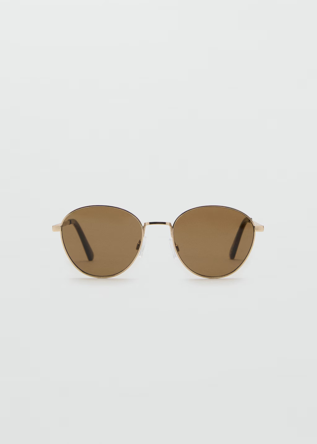 Round metal-frame sunglasses - Women | MANGO United Kingdom | MANGO (UK)