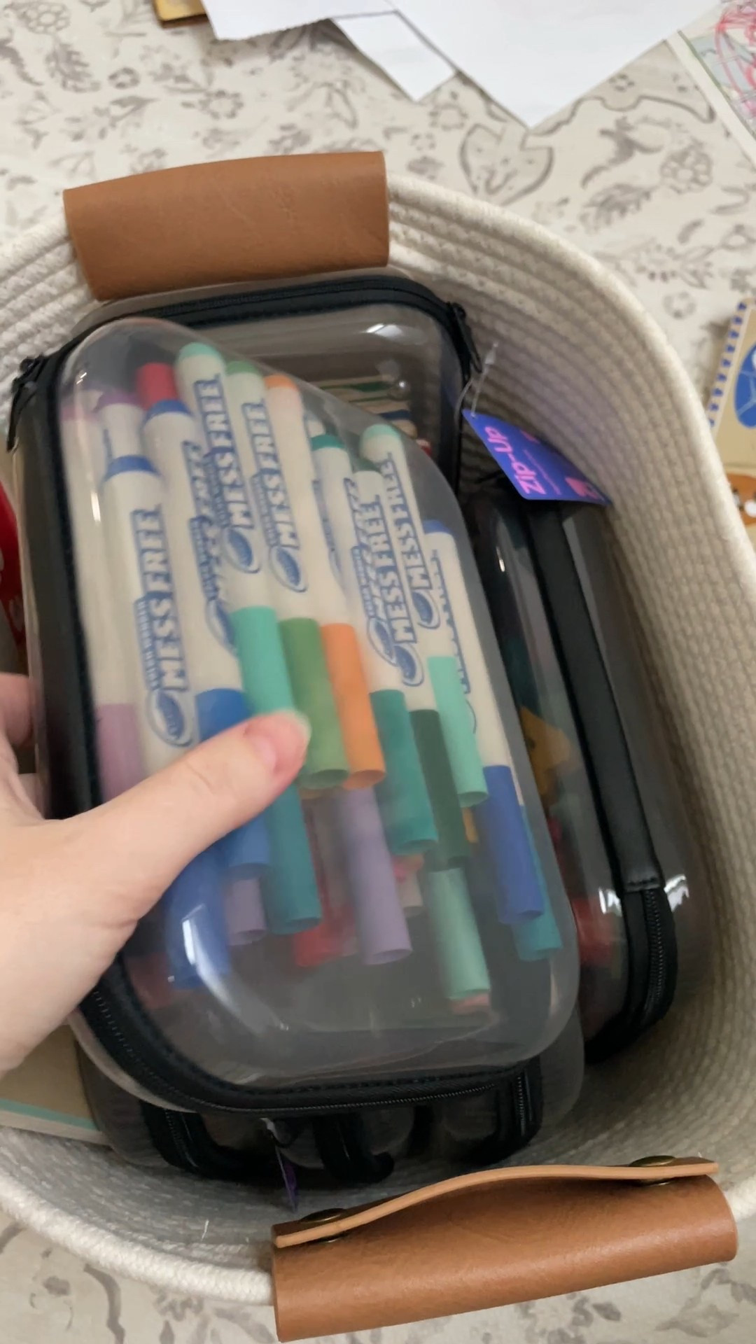 These hard zipper cases are perfect for all the kid toy storage and organization!! $4 black - We use them for markers, puzzle pieces, Tonies, games, you name it! 


#LTKHome #LTKKids