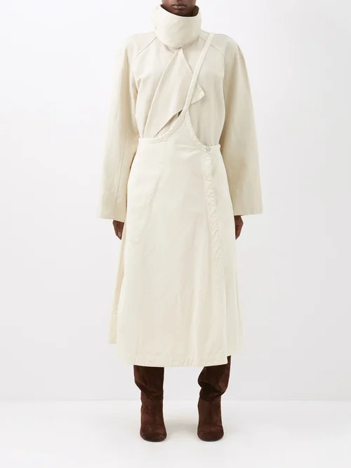 데님 에이프런 미디 스커트 | Matches (UK)