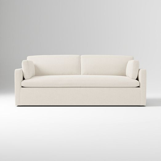 Marin Skirted Slipcover Sofa (71"–94") | West Elm (US)