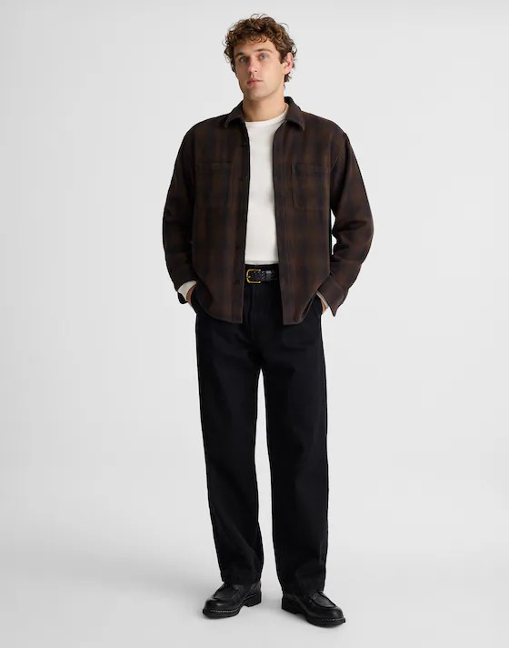 Button-Up Shirt in Midweight Flannel | Madewell