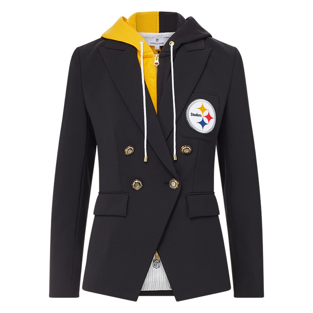 Pittsburgh Steelers Veronica Beard Women's Dickey Jacket - Black | Fanatics