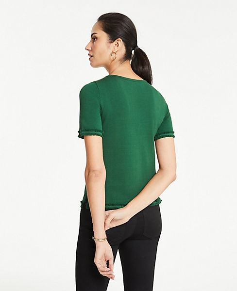 Fringe Sweater Tee | Ann Taylor (US)