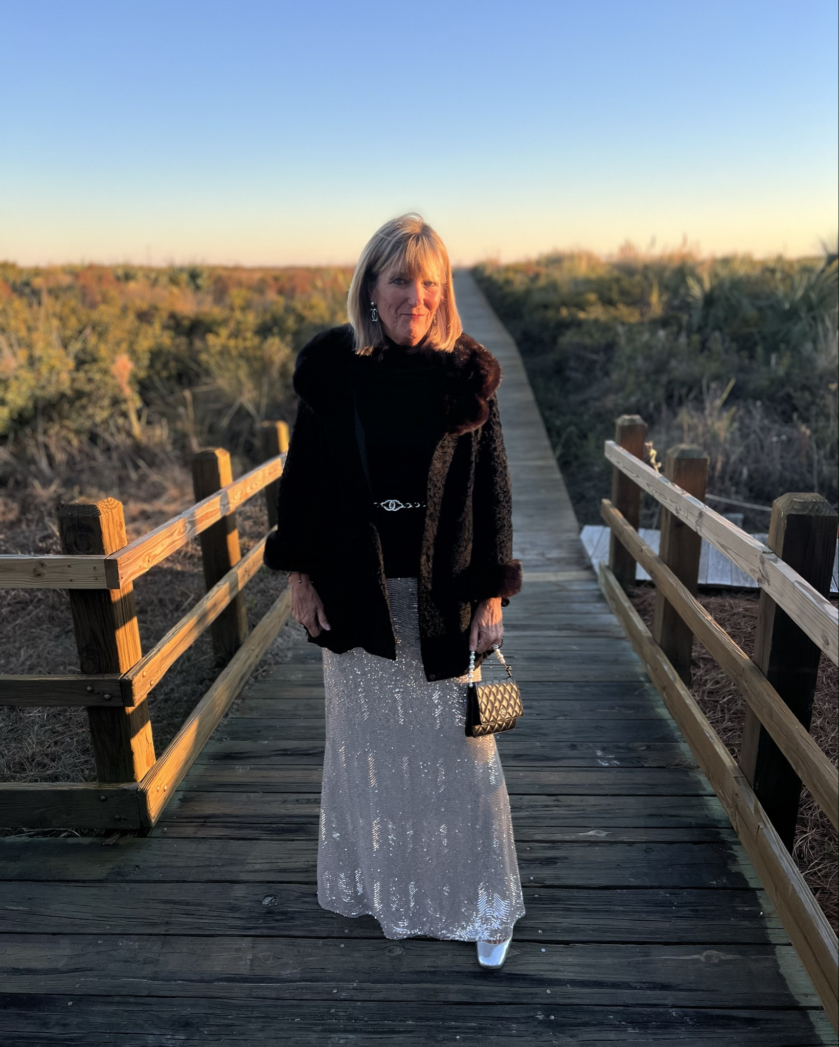 My New year’s look with a vintage Fur jacket and a fabulous skirt!!!! Just love this skirt!!! Wear to a wedding, black tie event and even maybe with my denim jacket! 
Get her before shes gone!!! 
Can’t wait to style her UP!!! 

Check out each retailer for sizes- this skirt is a best seller ✨

#LTKgrwm #LTKMidsize #LTKootd