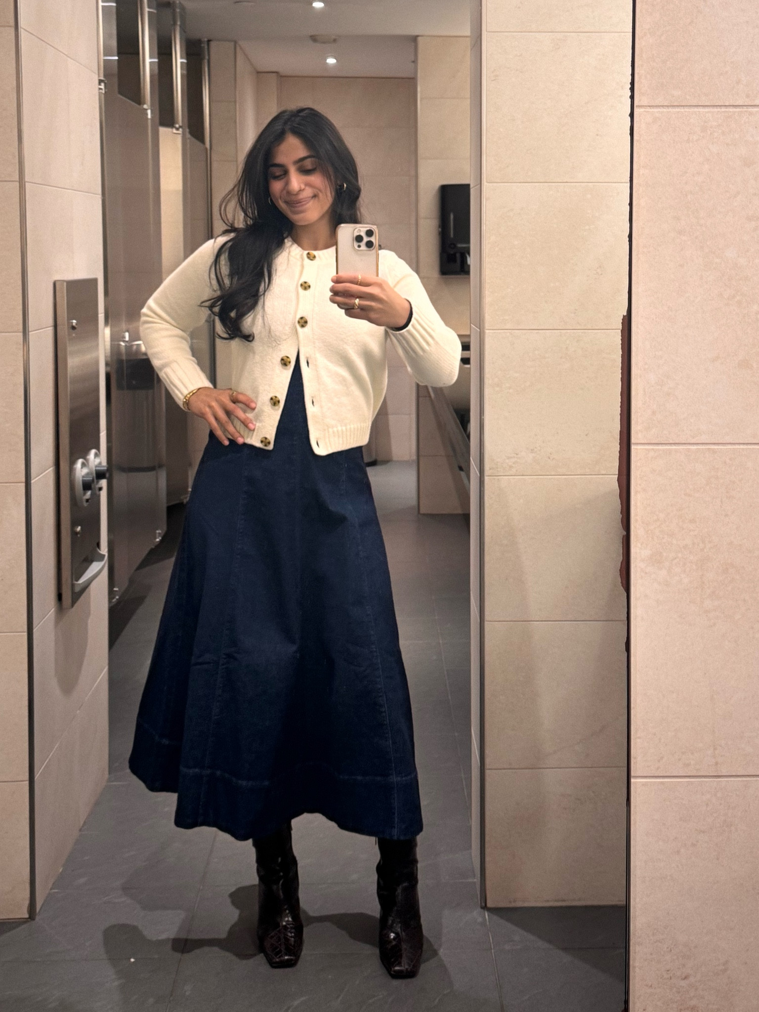 modest corporate outfit