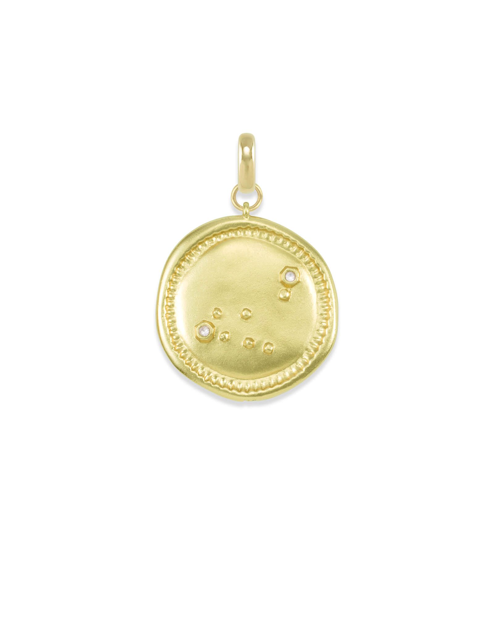 Capricorn Coin Charm in Gold | Kendra Scott