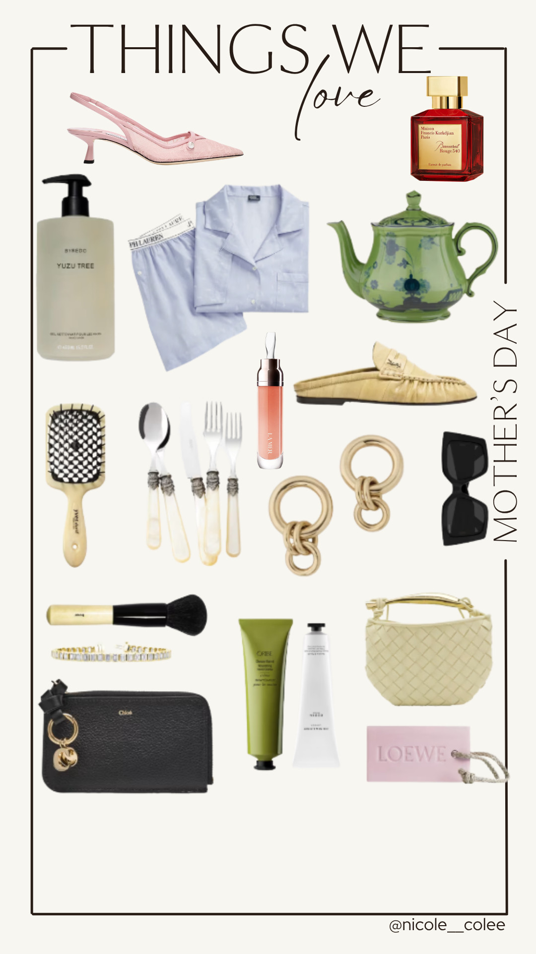 Things we love… Mother’s Day edition 💐✨

A little mix of pretty, practical, and just because she deserves it — from luxe beauty and cozy staples to the chic accessories she’ll reach for every single day.

Whether you’re shopping for your mom, a mama in your life, or building your own wishlist (because same 😉), these are the pieces that feel thoughtful, elevated, and so good.

Everything is linked for easy gifting — don’t wait on these, the best pieces always go first 💋

Nicole Colee
Neiman Marcus 

 #LTKMothersDay #LTKmomlife #LTKSeasonal