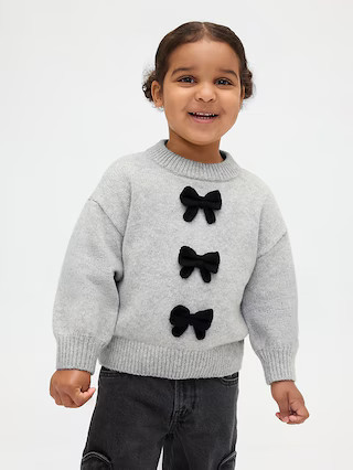 Baby & Toddler CashSoft Bow Sweater | Gap (US)