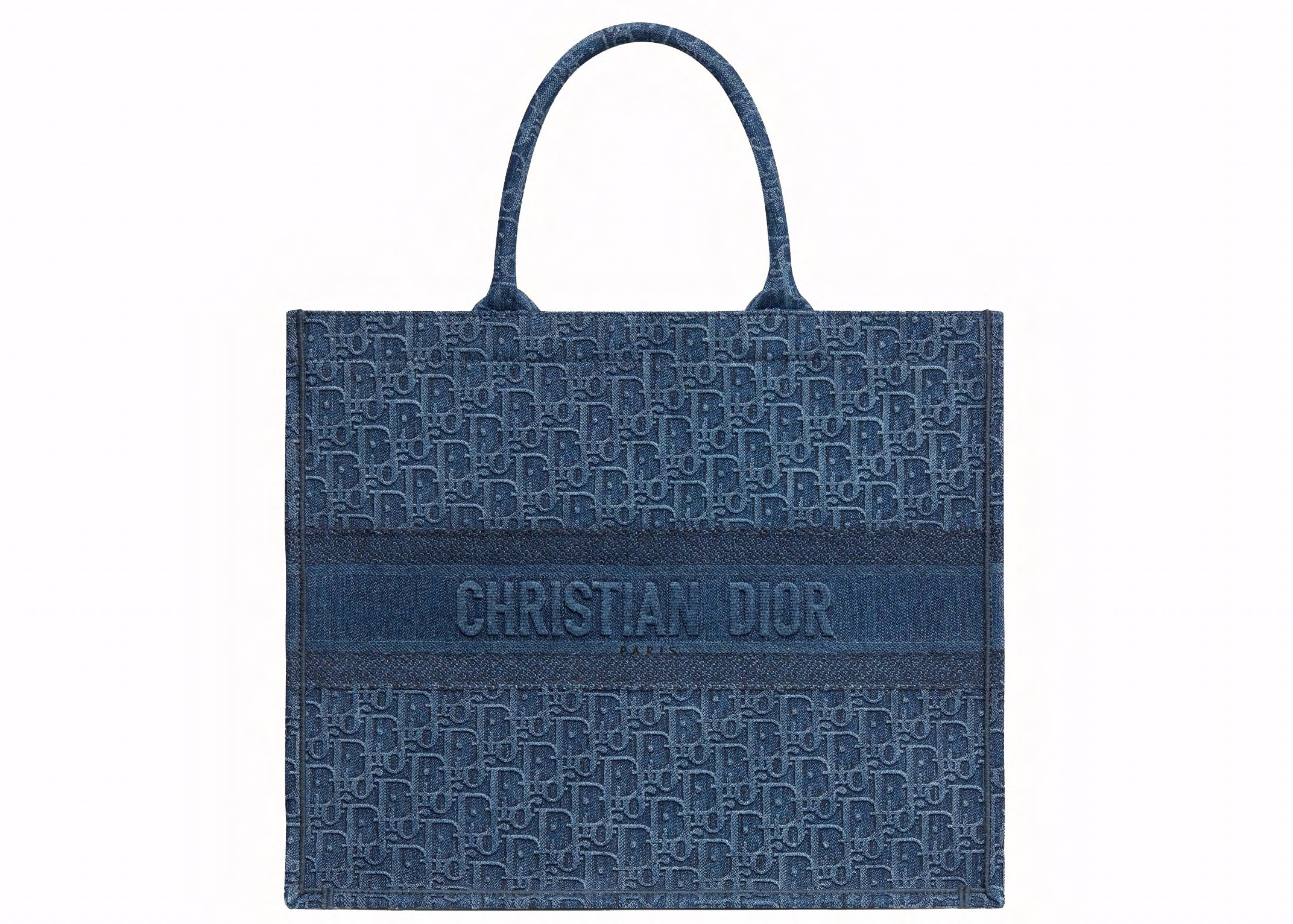 Dior Book Tote Oblique Denim Blue | StockX