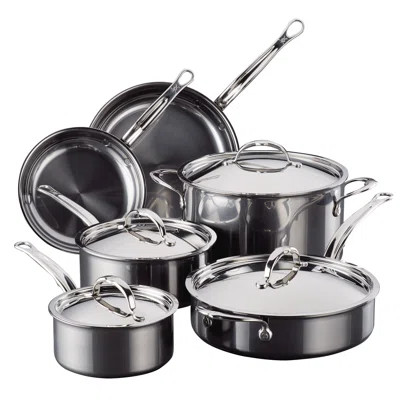Hestan NanoBond 10-Piece Stainless Steel Cookware Set | Wayfair North America