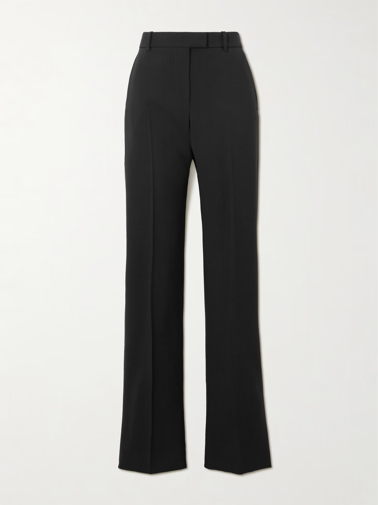MCQUEEN - Wool-blend Twill Straight-leg Pants - Black | NET-A-PORTER (US)