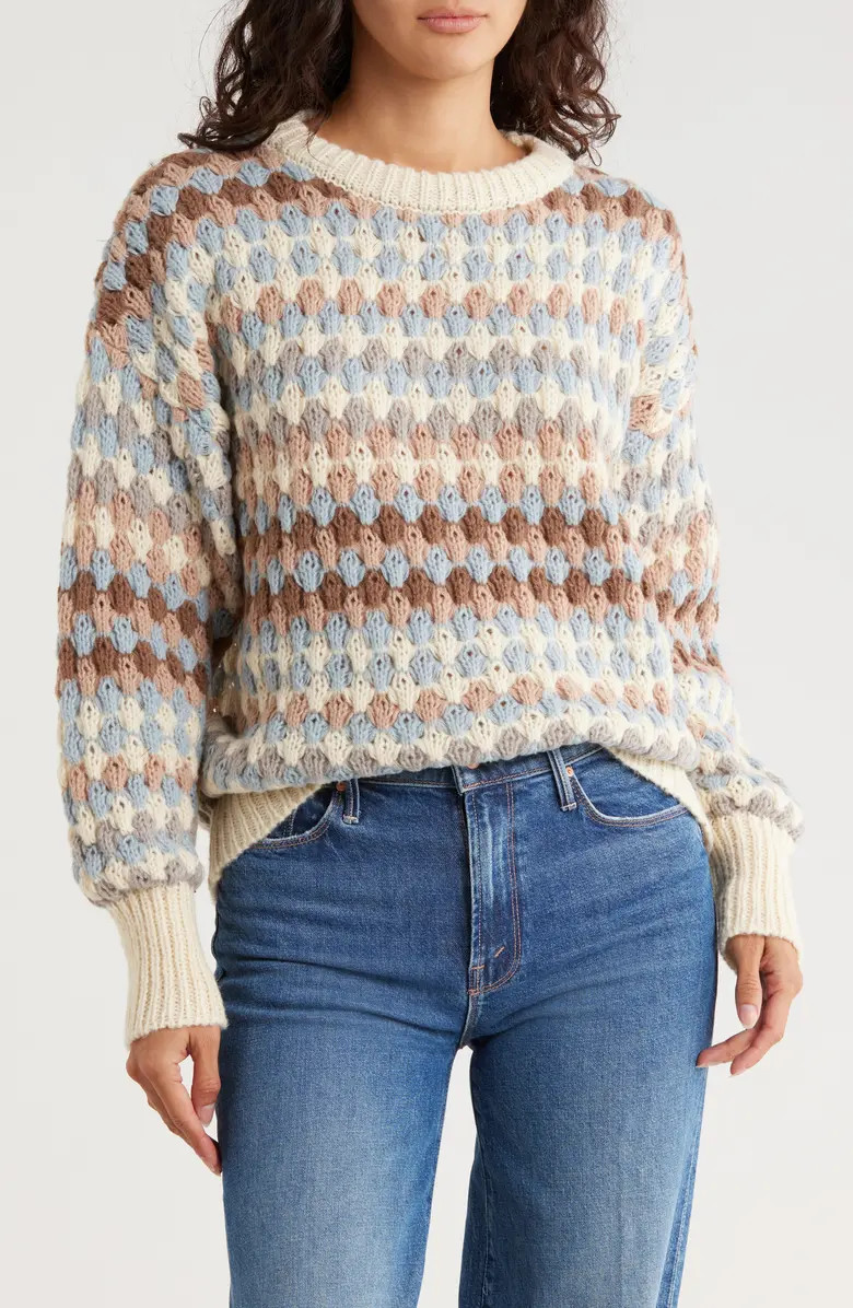 Blu Pepper Multi Color Knit Sweater | Nordstromrack | Nordstrom Rack