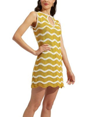 Wavy Mini Dress Avorio / Giallo Ivory | Bloomingdale's (US)
