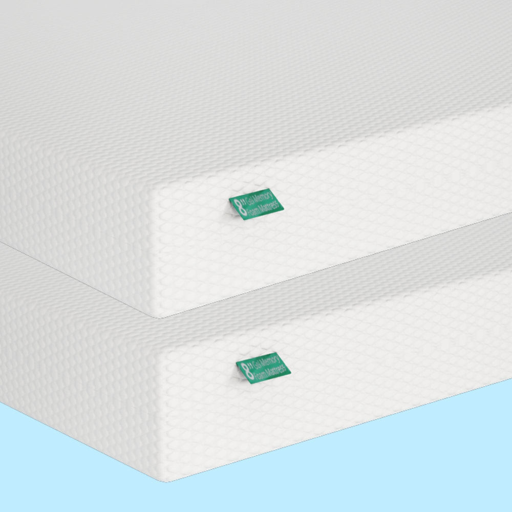 Two Pack 8-Inch Twin Memory Foam Mattress | max & lily
