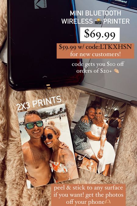 Love mini prints🫶🏼📸 get the photos off your phone! These are 2x3 & the printer wirelessly connects to your phone via Bluetooth! So easy! They can peel & stick to any surface as well! Found it on @HSN & you can take $10 off w/ CODE : LTKXHSN🫶🏼 

#ad #HSNInfluencer 

#LTKfamily #LTKunder100 #LTKFind