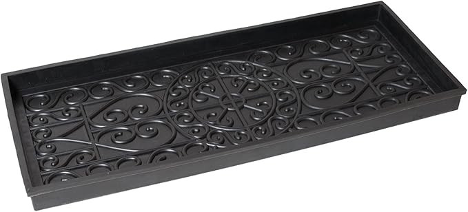 BIRDROCK HOME Rubber Boot Tray - 34 inch Decorative Boot Tray for Entryway Indoor - Shoe Tray | Amazon (US)
