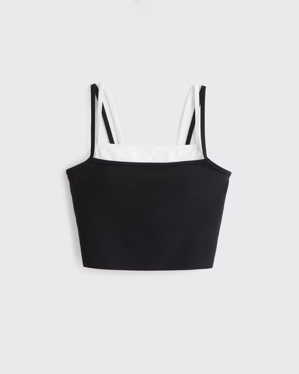 YPB studioFLEX Double-Layered Tank | Abercrombie & Fitch (US)