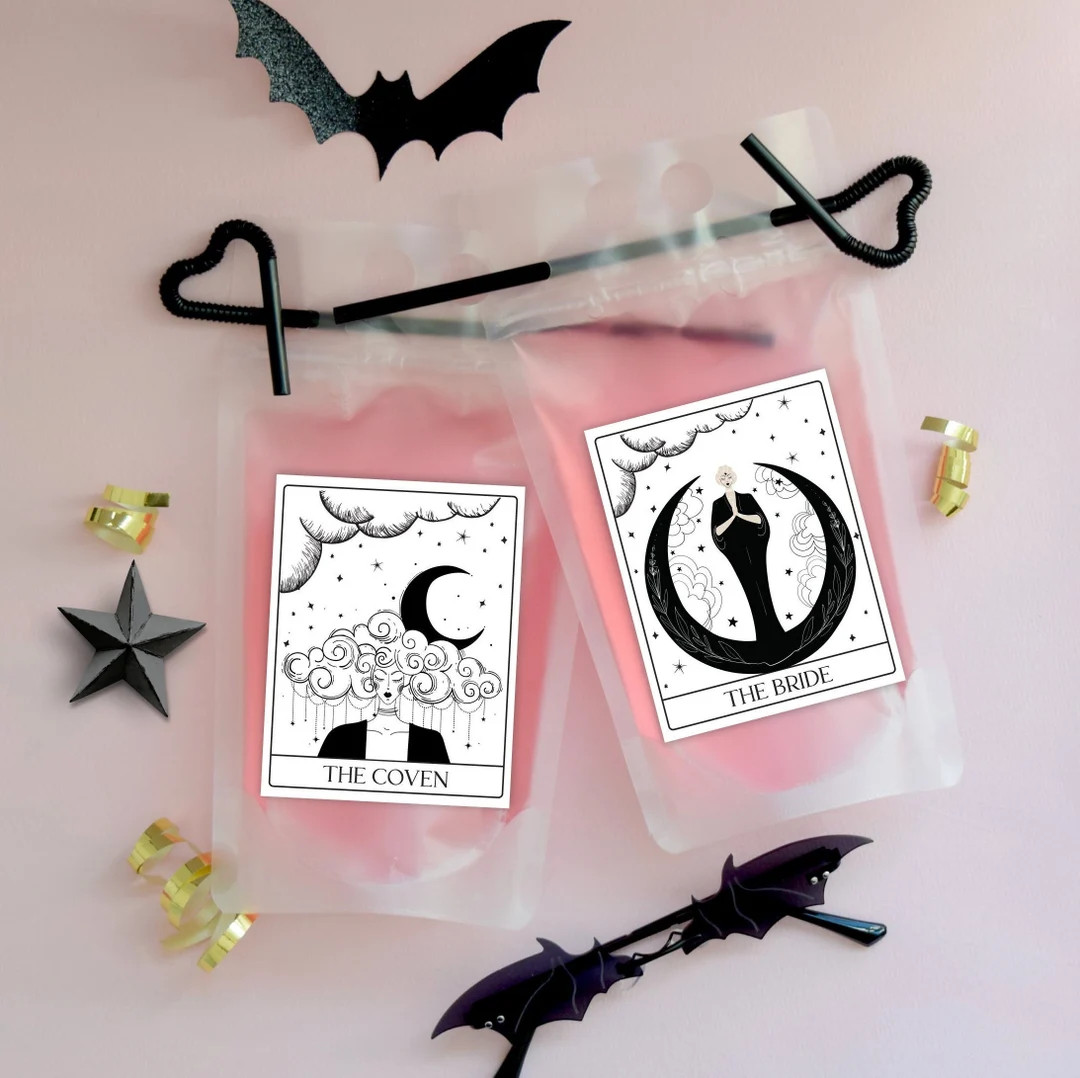 Brides Coven Drink Pouches Til Death Do Us Party Drink - Etsy | Etsy (US)