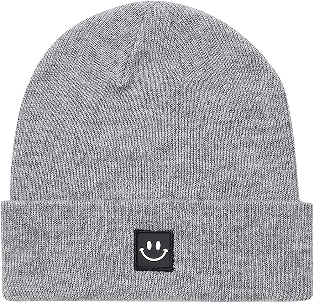 MaxNova Knit Beanie Hat with Smile Face for Men/Women | Amazon (US)