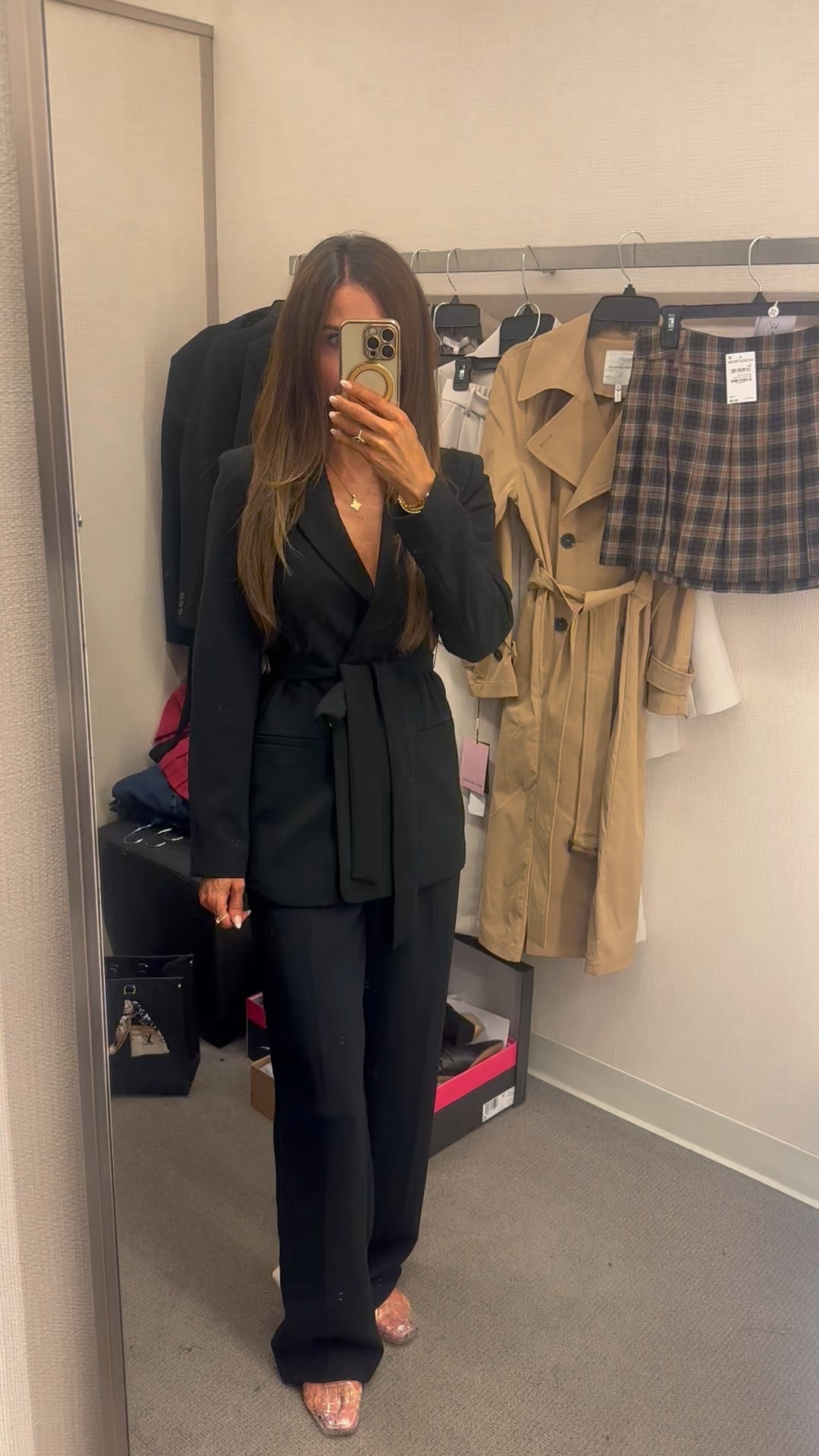Wearing xxs and 00 in blazer and pants 🖤

#Nsale #Nordstrom

#LTKWorkwear #LTKSaleAlert #LTKOver40