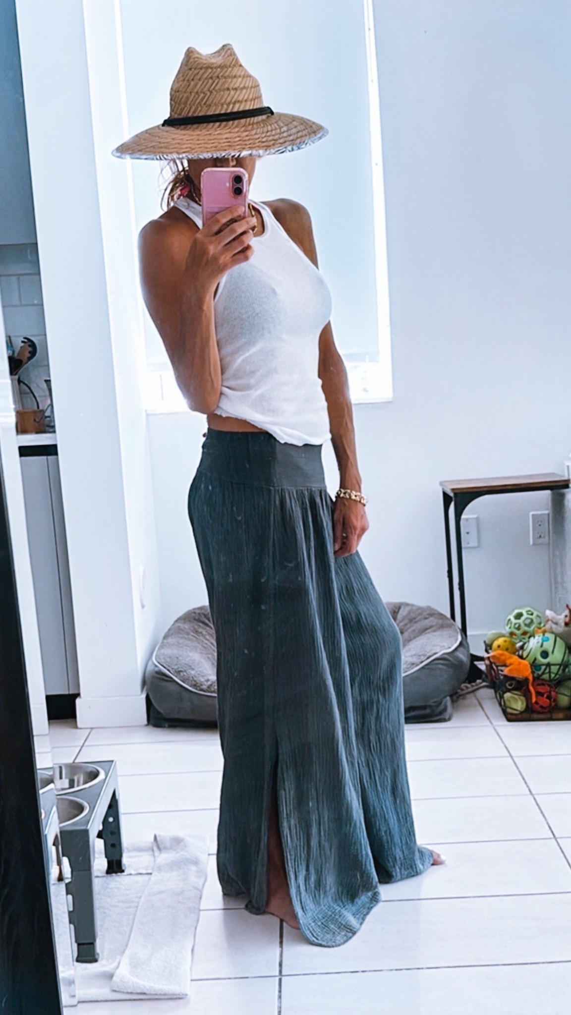 Easy. Breezy. Just enough.
Linen pants that move with the breeze, a ribbed tank that hugs just right, and a sun hat that says “I planned this, but didn’t try too hard.”
Subtle summer energy — cool, casual, and a little sexy.

#LTKSummerStyle #LTKSeasonal #LTKunder100 #LTKwearit #LTKEveryday #LTKStyle #LTKFashion #LTKOutfit #LTKHotDays #LinenSeason #SummerOOTD #EffortlessStyle #ChicAndCasual #MinimalVibes #SubtleSexy #SocialMavenStyle