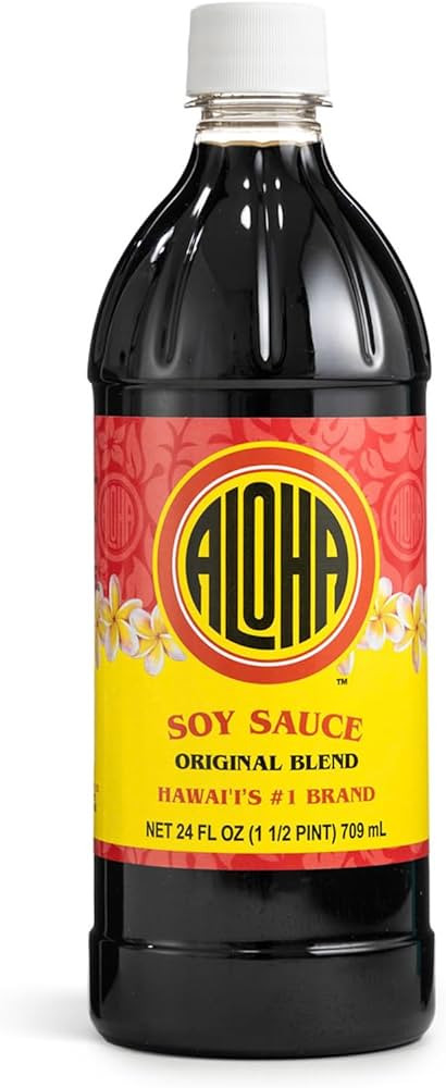 Aloha Shoyu - Original Blend Soy Sauce - Sweet and Light Profile - Made in Hawaii - 24 oz. Bottle | Amazon (US)