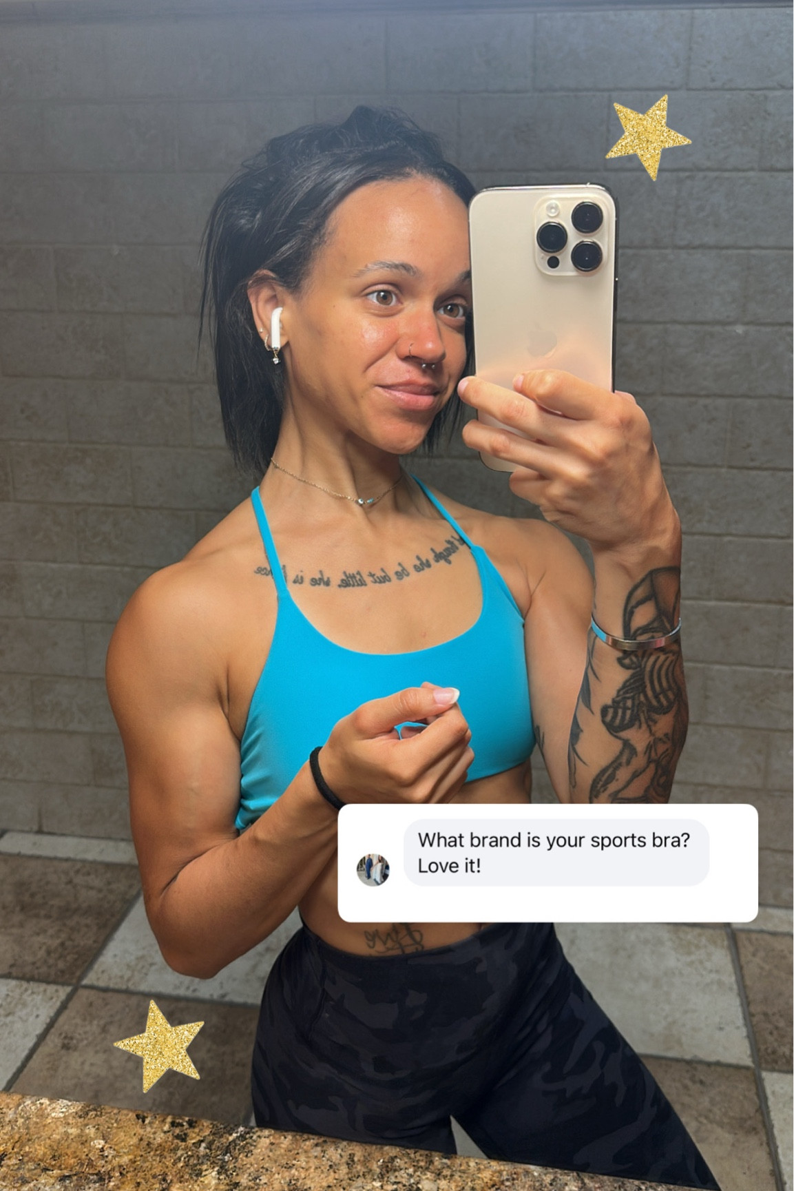 One of the most comfy sports bras ever! 
Wearing an XS! 

#LTKmomlife #LTKootd #LTKfitnessgoals