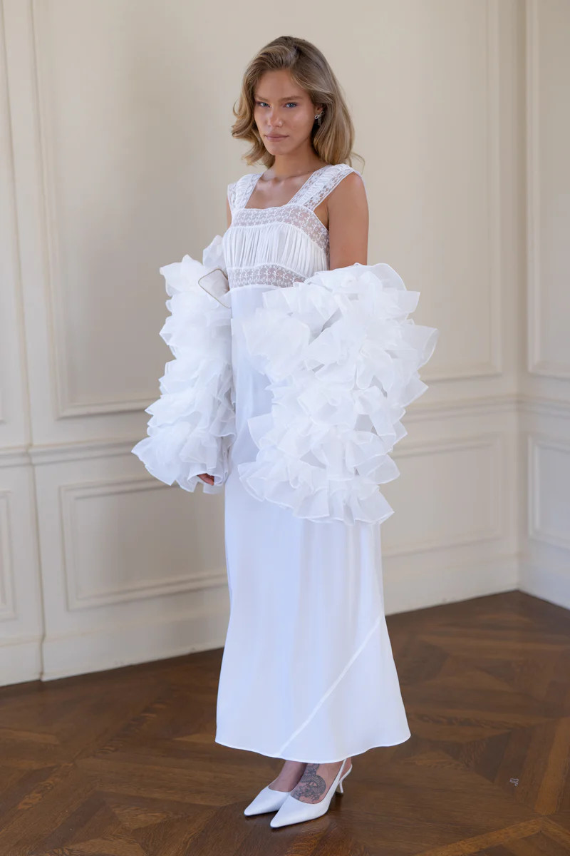 The Ivory Veronica Slip | Selkie Collection