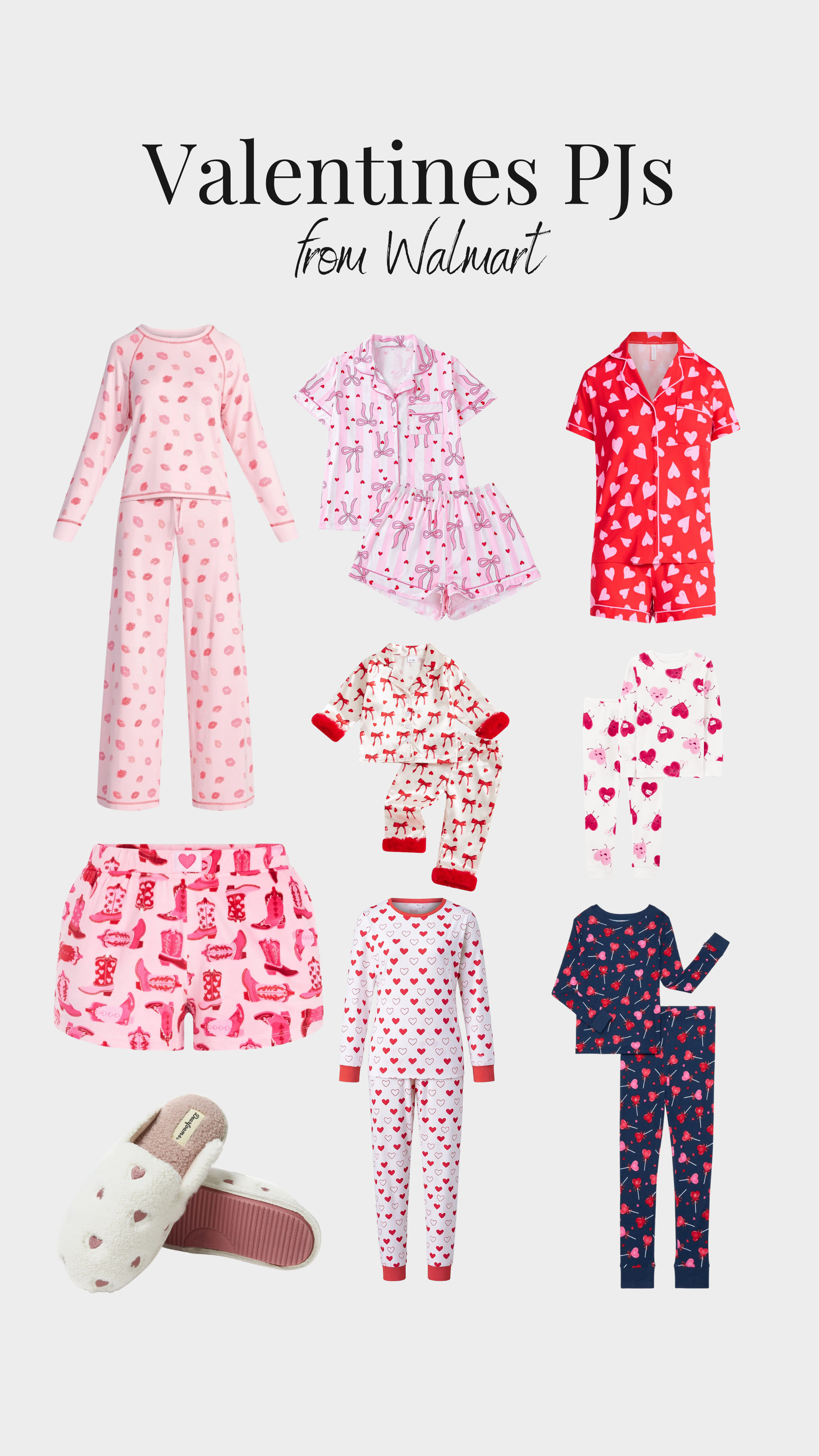 Hey y’all! 💕 Valentine’s Day PJs from Walmart are so cute and cozy — grab your favorites here! 

 