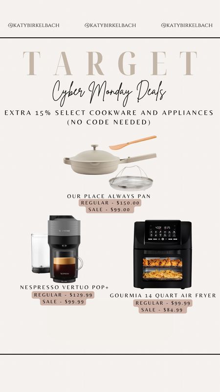 Some of my favorite kitchen items on sale at Target + extra 15% the already sale price! No codes needed, just purchase your orders online!

#LTKhome #LTKGiftGuide #LTKCyberWeek