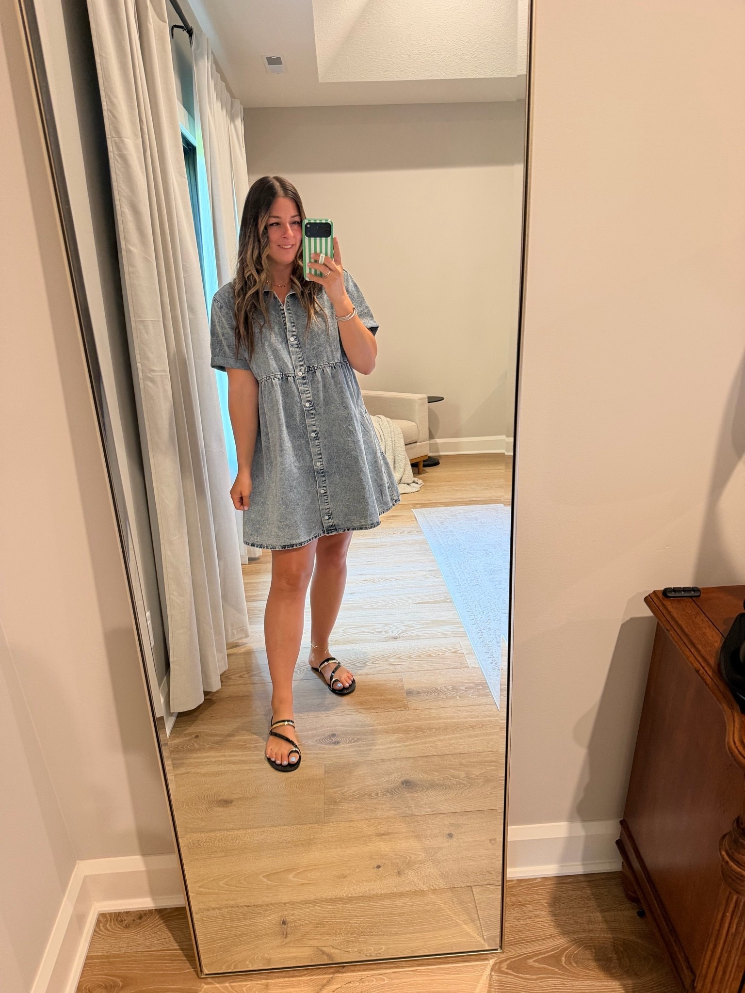 Summer dress // denim dress