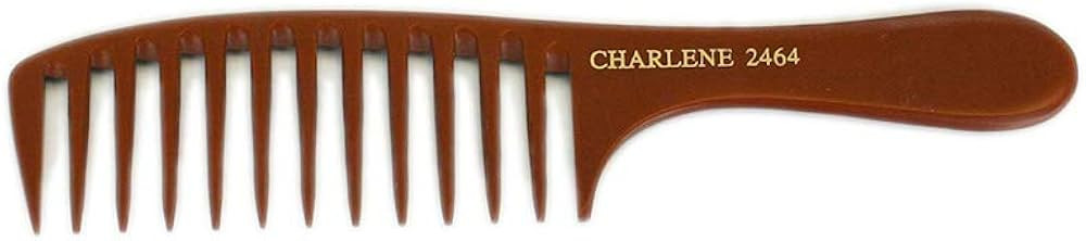 CHARLENE Premium Handmade Detangling Comb #2464 - Smooth, Heat Resistant, Chemical Resistant - Li... | Amazon (US)