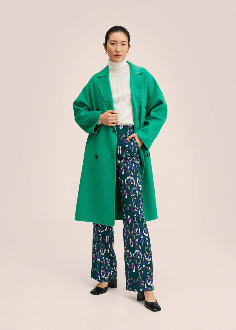 Oversize wool coat -  Women | Mango USA | MANGO (US)