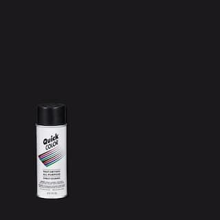 Quick Color 10 oz. Flat Black General Purpose Spray Paint J2853812 - The Home Depot | The Home Depot