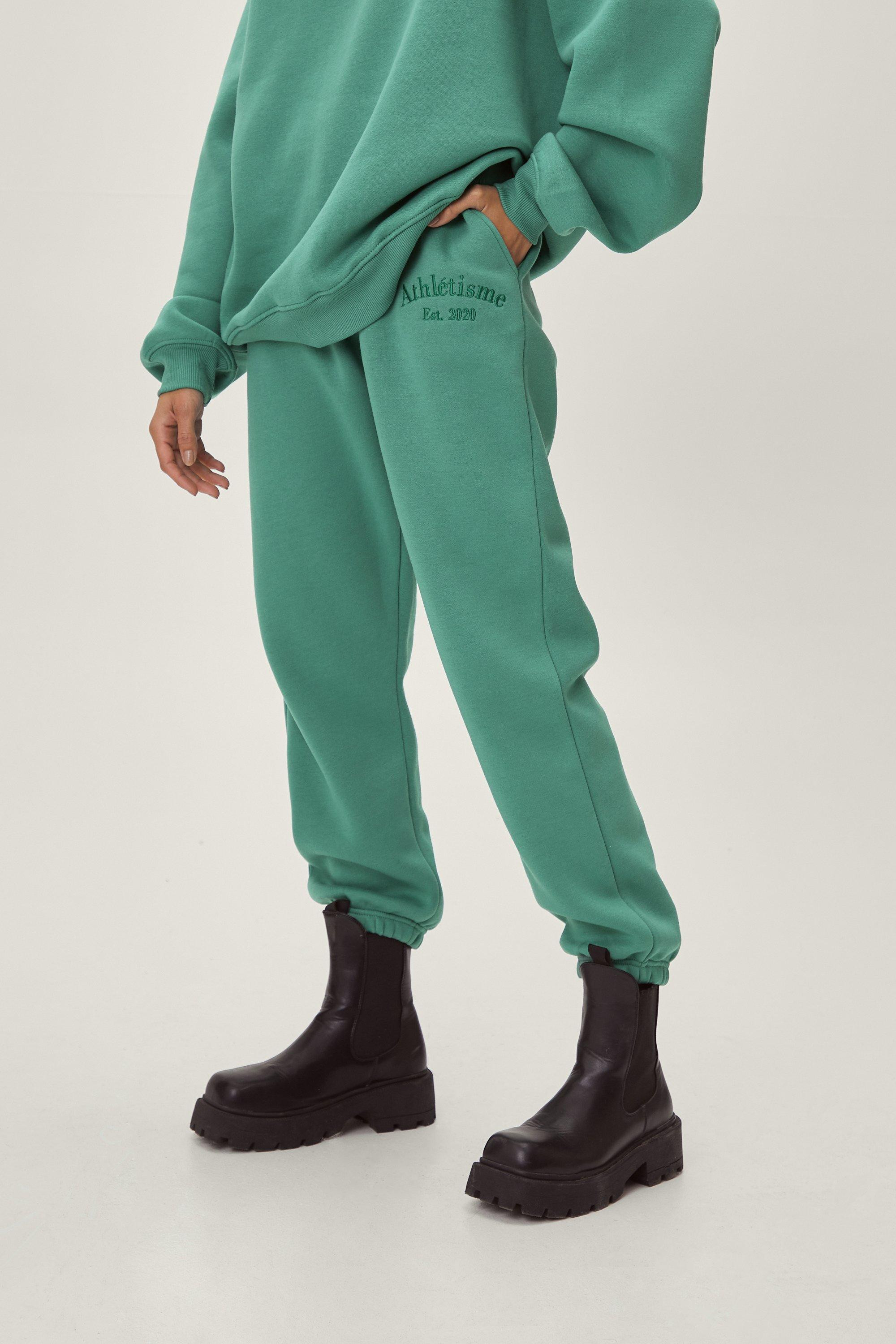 ‘Athletisme’ Relaxed Fit Sweatpants | Nasty Gal (US)